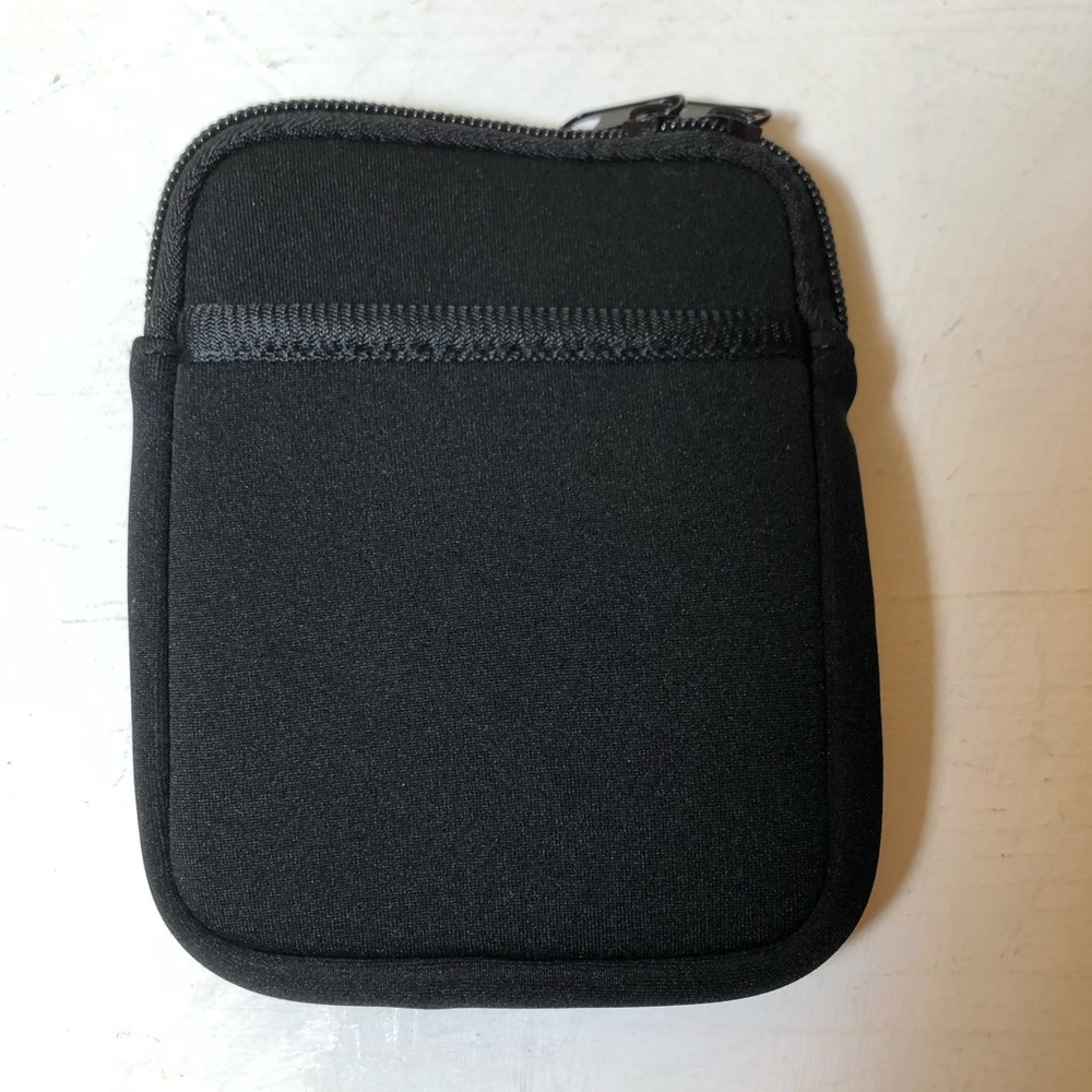 Black Neoprene Zipper Pouch with Elastic Strap for Water Bottle/Stanley Cup, NWT